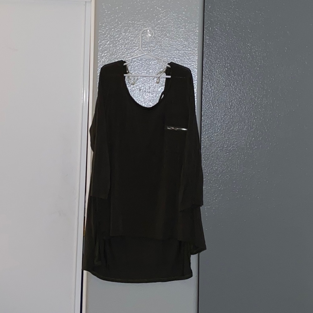 Olive green blouse